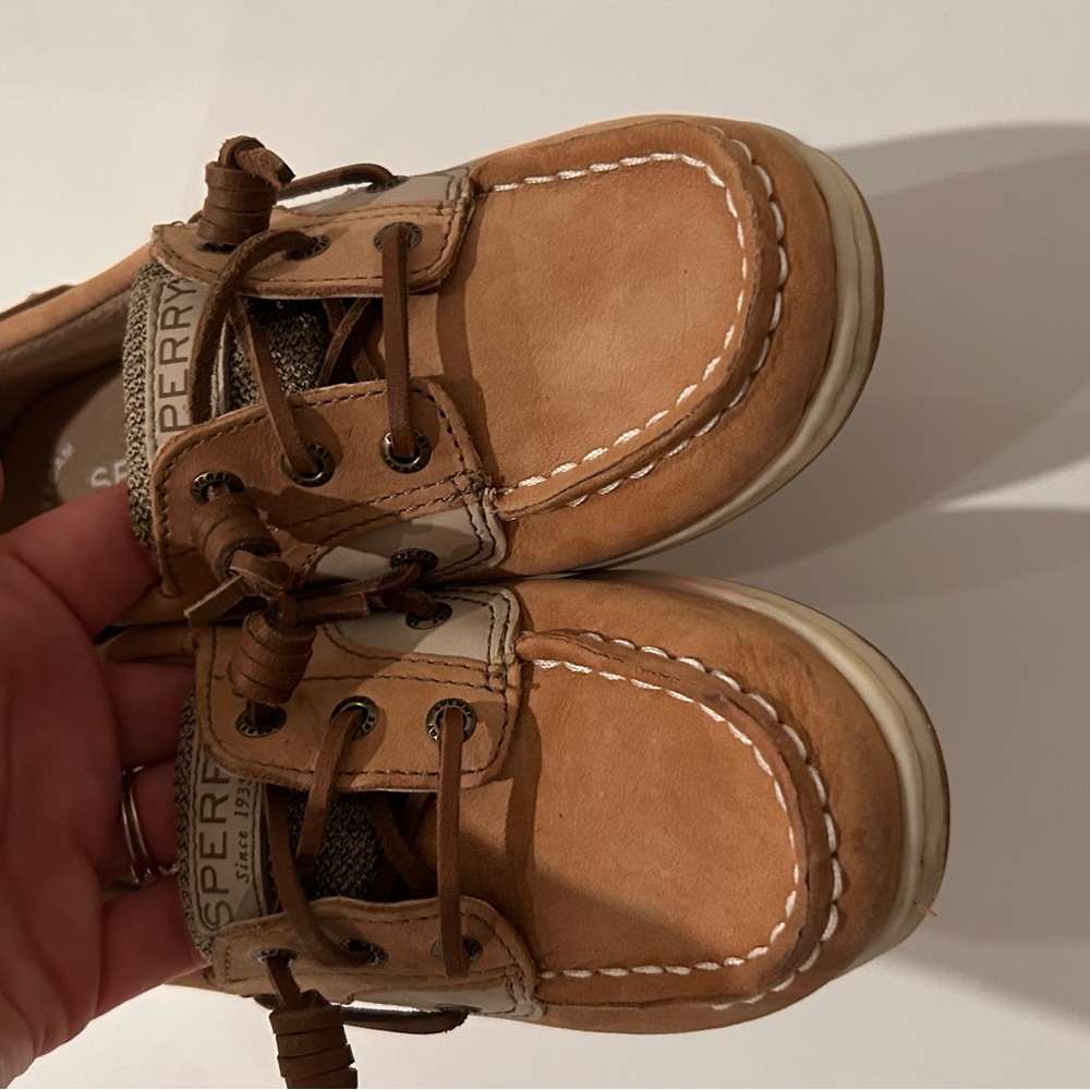 Sperry Top-sider Girls Size 1.5 Boat Shoes